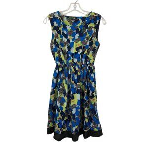 Tenki Women’s Blue on Blue Sleeveless Dress
